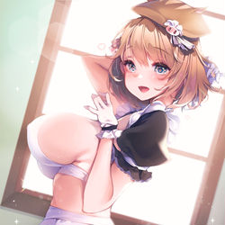 This is a pixiv picture whose title is [あ、おはようございます～」.