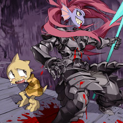 This is a pixiv picture whose title is こんなもの　かすりキズだ.