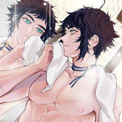 This is a pixiv picture whose title is 獪岳log.