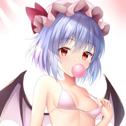 This is a pixiv picture whose title is 水着レミリア.