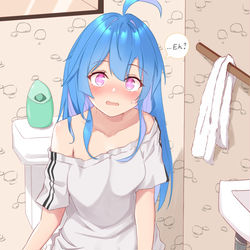 This is a pixiv picture whose title is 🚽~.