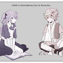 This is a pixiv picture whose title is 「What a coincidence.」.