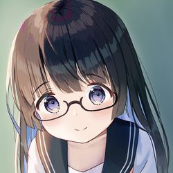This is a pixiv picture whose title is 話を聞いてくれる委員長.