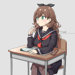 This is a pixiv picture whose title is あいまり（中学生）.