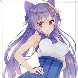 This is a pixiv picture whose title is 刻晴＋素肌差分.