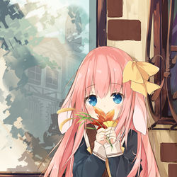 This is a pixiv picture whose title is うさみみ.