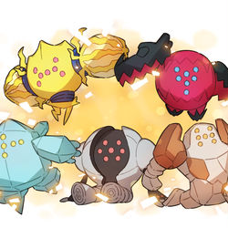 This is a pixiv picture whose title is レジ系のちびキャラ描きました！.