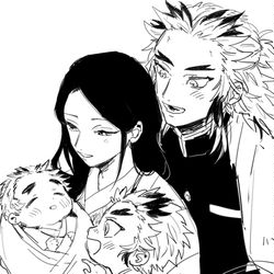 This is a pixiv picture whose title is 煉獄家.