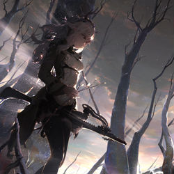 This is a pixiv picture whose title is 一载花开，再无陌上.