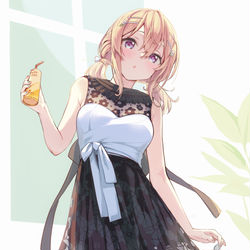 This is a pixiv picture whose title is 「お見舞い天使、さんじょ～ぉ」.