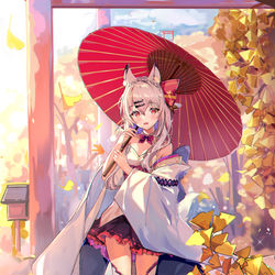 This is a pixiv picture whose title is 神宫司玉藻 生贺    じんぐうじ たまも.
