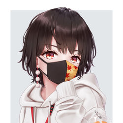 This is a pixiv picture whose title is マスク.
