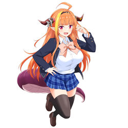This is a pixiv picture whose title is ホロライブ JKシリーズProject 桐生ココ.