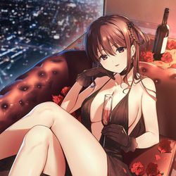 This is a pixiv picture whose title is 絢香誕.