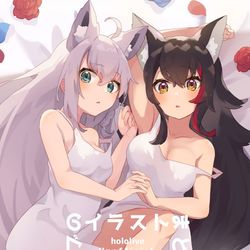 This is a pixiv picture whose title is ホロケット新刊.