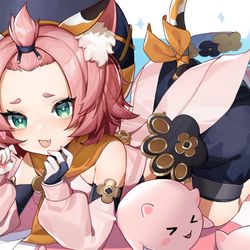 This is a pixiv picture whose title is miao.