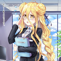 This is a pixiv picture whose title is 【OL六喰】早安，打工人！.