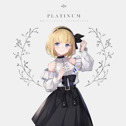 This is a pixiv picture whose title is PLATINUM.
