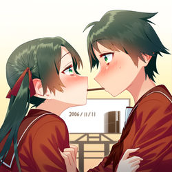 This is a pixiv picture whose title is 【ポッキーの日】最上型の場合.