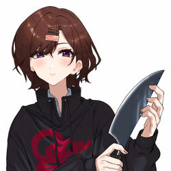 This is a pixiv picture whose title is 樋口円香と笑顔？.