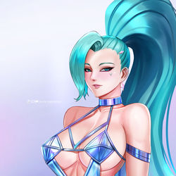 This is a pixiv picture whose title is KDASwimsuitCollection: SERAPHINE.