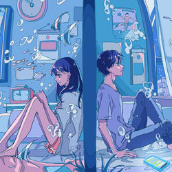 This is a pixiv picture whose title is わからない。.