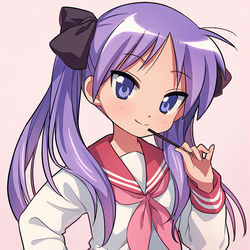 This is a pixiv picture whose title is 柊かがみ.