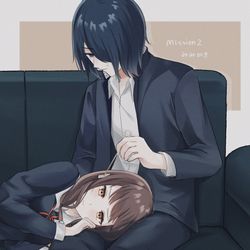 This is a pixiv picture whose title is 仲良し大作戦.