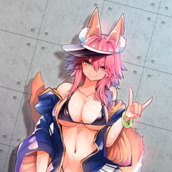 This is a pixiv picture whose title is キャス狐.