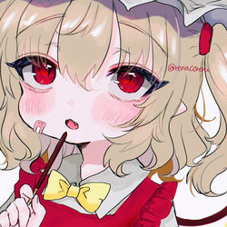This is a pixiv picture whose title is フランちゃんとポッキー🍫.