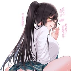 This is a pixiv picture whose title is 咲耶さん「いいね💕・・・いっぱいがんばれたね💕」.