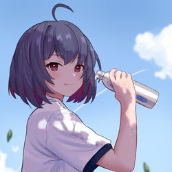 This is a pixiv picture whose title is 中场休息.