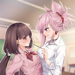 This is a pixiv picture whose title is JKむさかべ④.