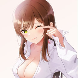 This is a pixiv picture whose title is ワイシャツ.