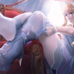 This is a pixiv picture whose title is skeb.