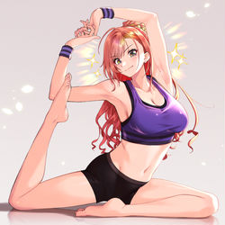 This is a pixiv picture whose title is 夏葉.