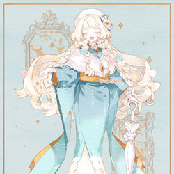 This is a pixiv picture whose title is アワ姫.