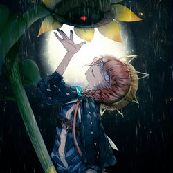 This is a pixiv picture whose title is 星月夜.