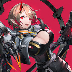 This is a pixiv picture whose title is Reina -The Vermilion Blades-.