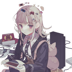 This is a pixiv picture whose title is 👾.
