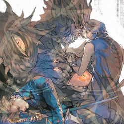 This is a pixiv picture whose title is 相生樹.
