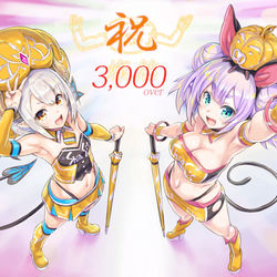 This is a pixiv picture whose title is シアシスターズ お祝い絵とか～らくがきまとめ.