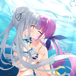 This is a pixiv picture whose title is 啵嘴.