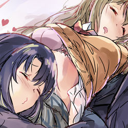 This is a pixiv picture whose title is あだしま寝込みチャレンジ.