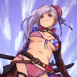 This is a pixiv picture whose title is 水着武蔵ちゃん.