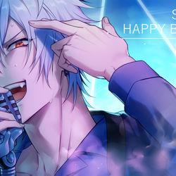 This is a pixiv picture whose title is 左馬刻様ハピバ！2020.
