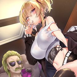 This is a pixiv picture whose title is ムキロゼ×ココ・カイン.
