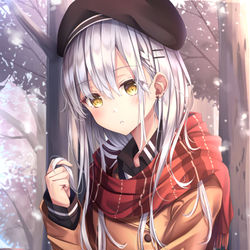 This is a pixiv picture whose title is 冬の色.