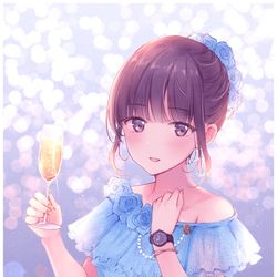 This is a pixiv picture whose title is 12時を過ぎても.