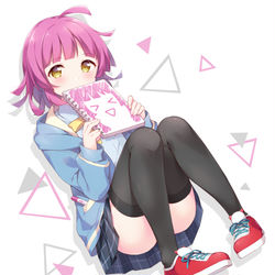 This is a pixiv picture whose title is 璃奈ちゃん.
